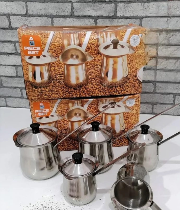 5 pcs coffee pots