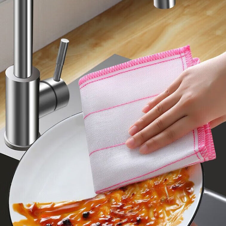 3 Pcs Thick Microfiber Cleaning Cloth Absorbent