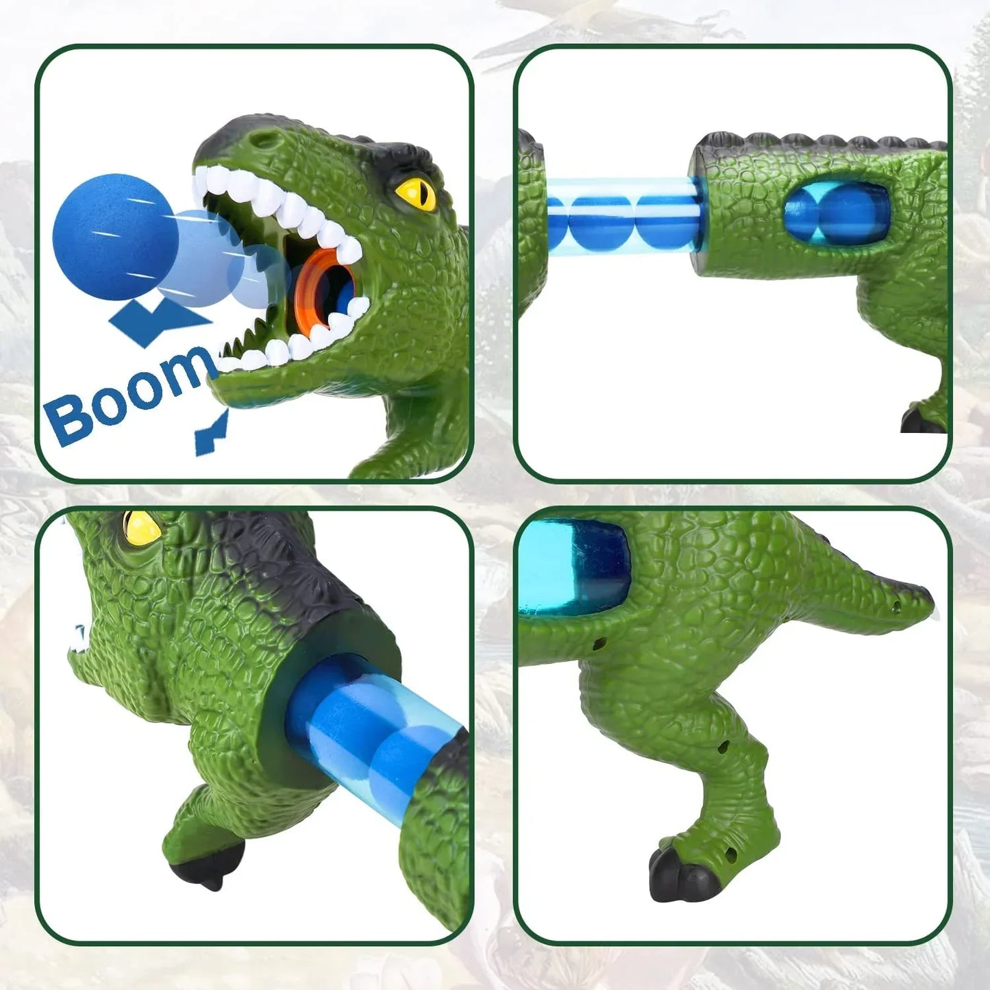 Dinosaur Shooting Game With 6 Balls